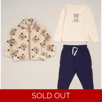 Baby Teddy Three Piece Set